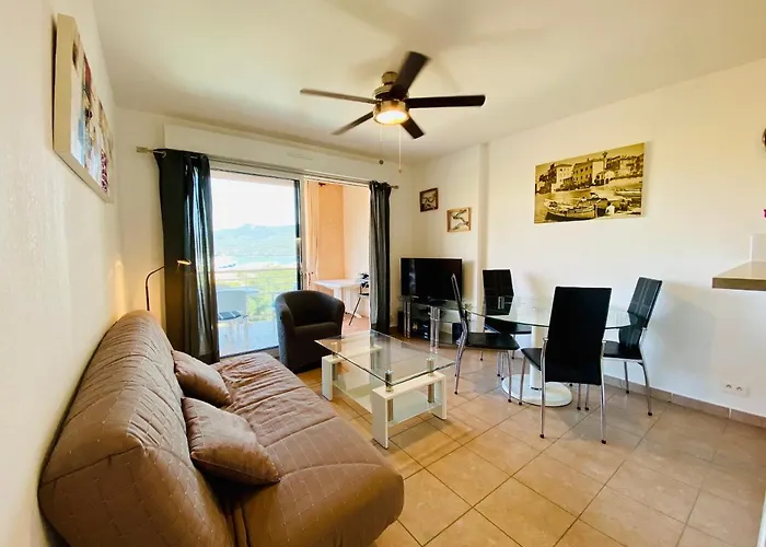 A Funtana Deux Chambres, Vue Mer, Piscine Et Tennis דירה